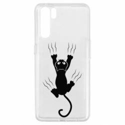 Чохол для Oppo A91 / Reno3кот когти - PrintSalon
