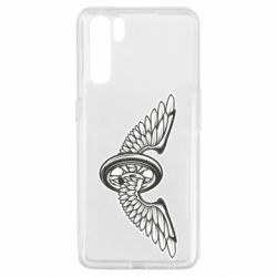 Чехол для Oppo A91/Reno3 Колесо и крылья - PrintSalon
