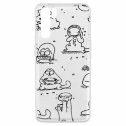 Чохол для Oppo A91 / Reno3Кіт Саймона - PrintSalon