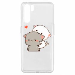 Чехол для Oppo A91/Reno3 Котики кохання - PrintSalon