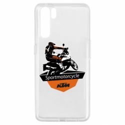 Чехол для Oppo A91/Reno3 KTM Sportmotorcycle Art - PrintSalon
