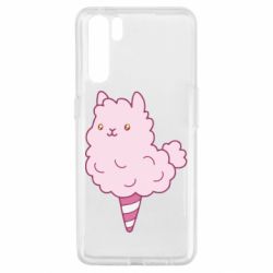 Чехол для Oppo A91/Reno3 Llama Ice Cream - PrintSalon