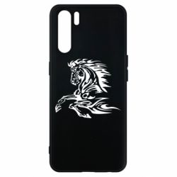 Чехол для Oppo A91/Reno3 Лошадь - PrintSalon