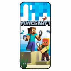 Чехол для Oppo A91/Reno3 Minecraft summer - PrintSalon