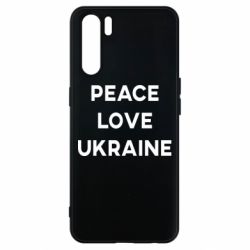 Чехол для Oppo A91/Reno3 Мир, любовь, Украина - PrintSalon