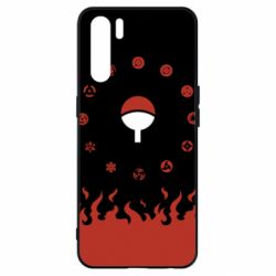 Чехол для Oppo A91/Reno3 Naruto Sasuke Uchiha Sharingan - PrintSalon