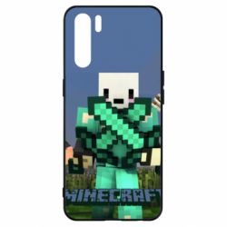 Чехол для Oppo A91/Reno3 Novaskin Minecraft - PrintSalon