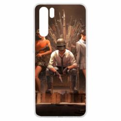 Чехол для Oppo A91/Reno3 Pubg on the throne - PrintSalon