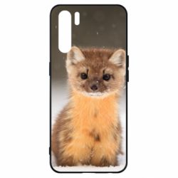 Чехол для Oppo A91/Reno3 Пушистая куница - PrintSalon