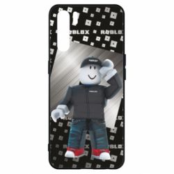 Чохол для Oppo A91 / Reno3Roblox And Metal Logo - PrintSalon