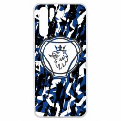 Чохол для Oppo A91 / Reno3Scania logo and grunge - PrintSalon