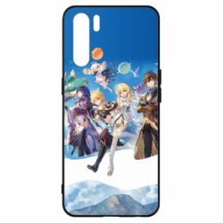 Чехол для Oppo A91/Reno3 Teyvat Genshin Impact - PrintSalon