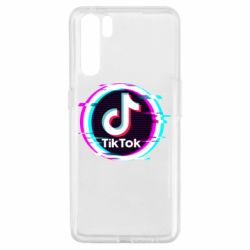 Чехол для Oppo A91/Reno3 Tik tock glitch ring - PrintSalon