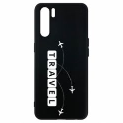 Чехол для Oppo A91/Reno3 Travel and airplanes - PrintSalon