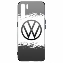 Чохол для Oppo A91 / Reno3Volkswagen logo and grunge - PrintSalon