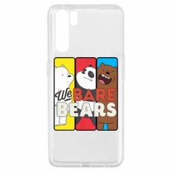 Чехол для Oppo A91/Reno3 We bare bears collage - PrintSalon