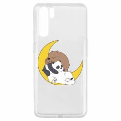 Чехол для Oppo A91/Reno3 We bare bears sleep - PrintSalon