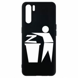 Чехол для Oppo A91/Reno3 Z is a trash - PrintSalon