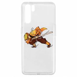 Чехол для Oppo A91/Reno3 Zenitsu Demon Slayer - PrintSalon