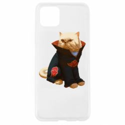 Чехол для Oppo A92s Akatsuki angry cat - PrintSalon