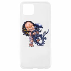 Чехол для Oppo A92s Alien vs Predator - PrintSalon