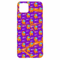 Чехол для Oppo A92s Among Us and grunge background - PrintSalon