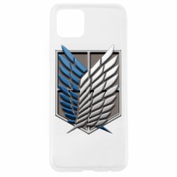 Чехол для Oppo A92s Attack Titan Survey Corps Logo 3D - PrintSalon