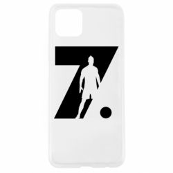 Чехол для Oppo A92s Cristiano Ronaldo Silhouette Art - PrintSalon