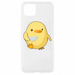 Чехол для Oppo A92s Цыпленок с ножом мем - PrintSalon