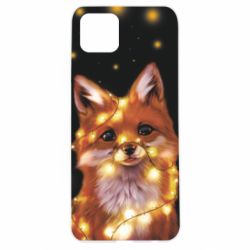 Чохол для Oppo A92sFox And Christmas Lights - PrintSalon