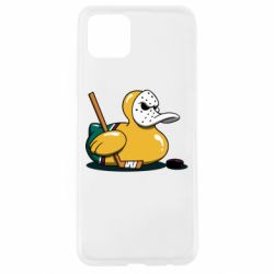 Чехол для Oppo A92s Hockey duck - PrintSalon