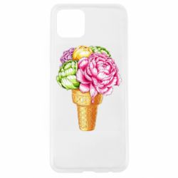 Чехол для Oppo A92s Ice cream flowers - PrintSalon