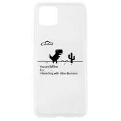 Чехол для Oppo A92s Internet Dinosaur - PrintSalon