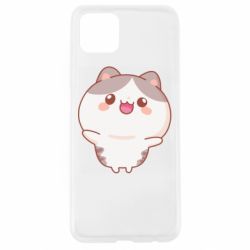 Чехол для Oppo A92s Котик обнимает тебя - PrintSalon