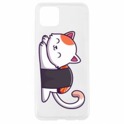 Чехол для Oppo A92s Котик-суши - PrintSalon