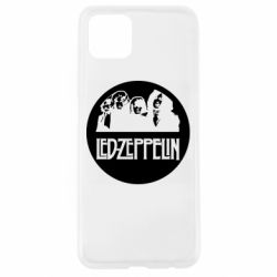 Чехол для Oppo A92s Led Zeppelin in a circle - PrintSalon