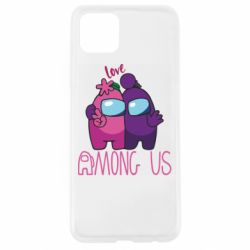 Чехол для Oppo A92s Love is Among Us - PrintSalon