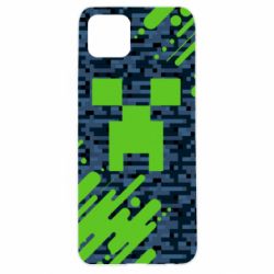 Чехол для Oppo A92s Minecraft Creeper - PrintSalon