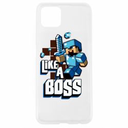 Чехол для Oppo A92s Minecraft Like a Boss - PrintSalon