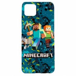 Чохол для Oppo A92sMinecraft Steve Alex And Dog - PrintSalon