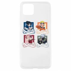 Чехол для Oppo A92s Naruto team 7 in action - PrintSalon