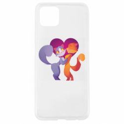 Чохол для Oppo A92sПарочка. Котики - PrintSalon