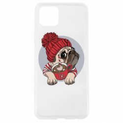 Чехол для Oppo A92s Pug And Coffee - PrintSalon