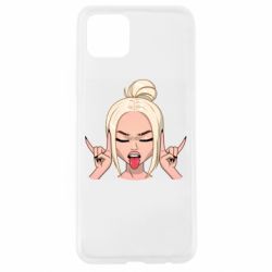 Чехол для Oppo A92s Punk Girl - PrintSalon