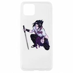 Чехол для Oppo A92s Sasuke with katana - PrintSalon