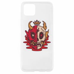 Чехол для Oppo A92s Skull face - PrintSalon