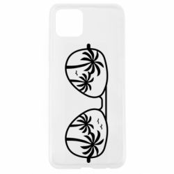 Чехол для Oppo A92s Sunglasses And Palm Trees - PrintSalon