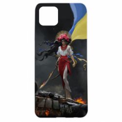 Чохол для Oppo A92sУкраїнка захисниця - PrintSalon