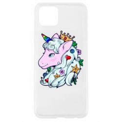 Чехол для Oppo A92s Unicorn Princess - PrintSalon
