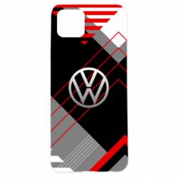 Чохол для Oppo A92sVolkswagen logo and abstraction-PrintSalon Чохол для Oppo A92sVolkswagen logo and abstraction